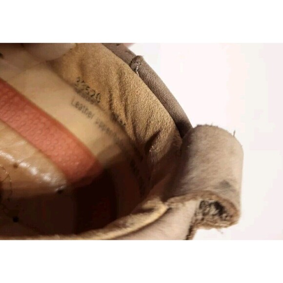 Clarke's Size 7M Structured Women's  Tan Comfort Leather Brushed Suede Ties - Picture 12 of 12